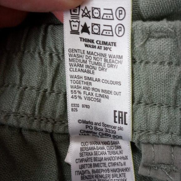 Marks & Spencer Olive Green Track Pants - Picture 9 of 16